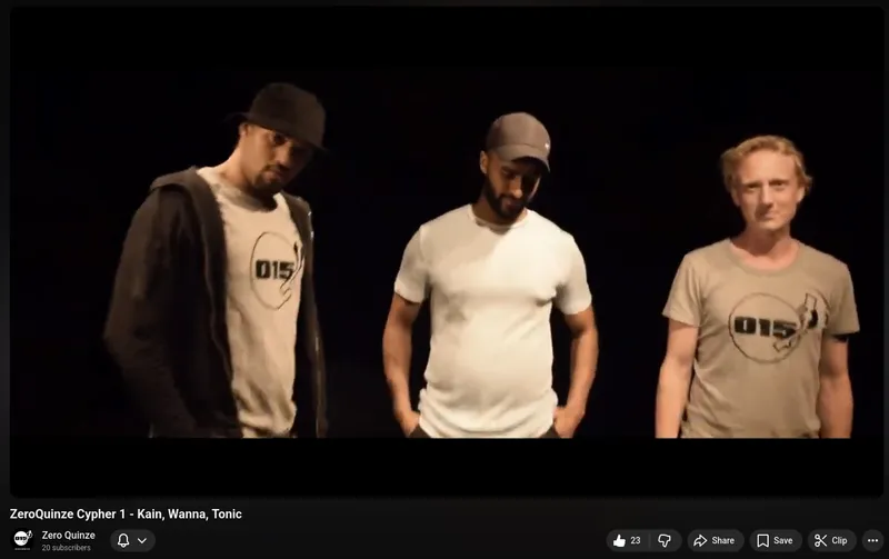 ZeroQuinze Cypher 1 - Kain Wanna Tonic - YouTube