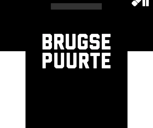 Brugse Puurte T-shirt met BRUGSE PUURTE op de borst